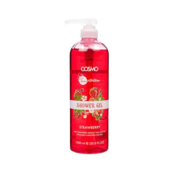 Cosmo Shower Gel Strawberry 1Ltr