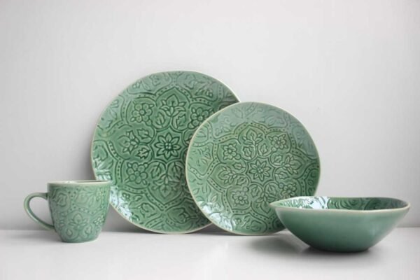 Shilpkara 'Embossed Emerald' - Image 3